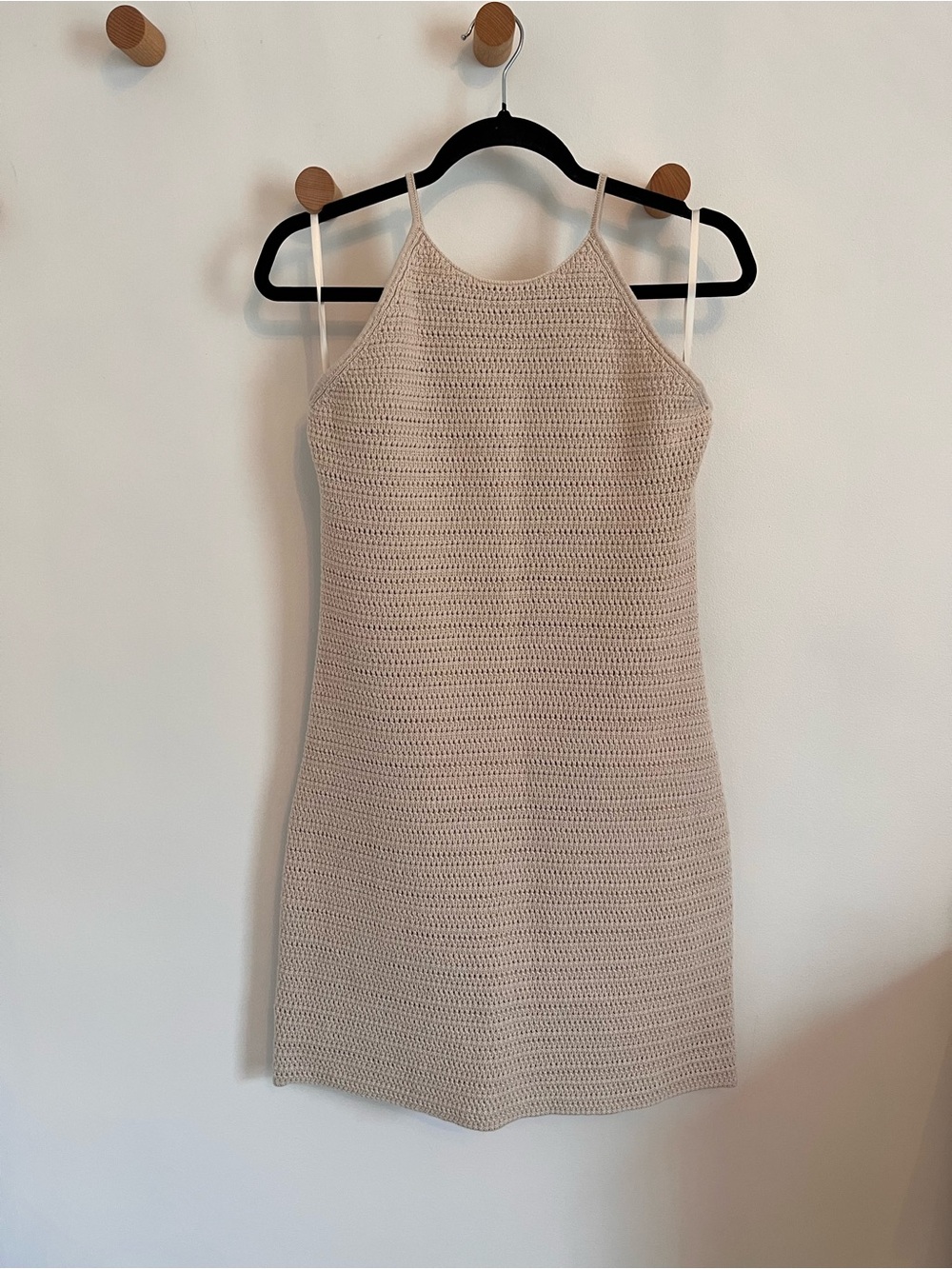 Banana Republic Cream Crochet Mini Dress